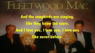 Songbird FLEETWOOD MAC with lyrics [upl. by Laurette]