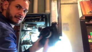 Electric How to Replace Inducer Motor Assembly [upl. by Ilrahs]