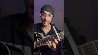 Chaand Baaliyan Guitar Intro Lesson  Easy For Beginners shorts [upl. by Koenig135]