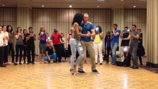 Felicien and Isabelle Kizomba Demo Toronto [upl. by Einner]