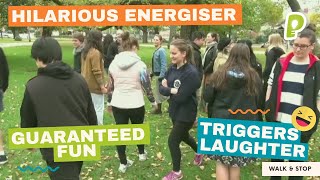 Fun TeamBuilding Game  Walk amp Stop ENERGISER to Inspire Listening amp Reflex Skills  playmeo [upl. by Galang]