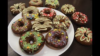 Donuts Resepti Super Ləzzətli Donuts Американские Пончики Донаты [upl. by Dnomaj787]