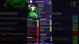 Adama Traore 🥵 efootball pes trending efootball2024 shorts YouTube [upl. by Isewk]