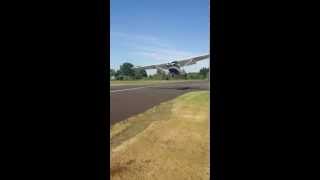 Cessna 182 Short Field Take Off with Flaps iPhoneMOV [upl. by Lena]