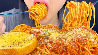 ASMR SPAGHETTI PASTA Food Sounds [upl. by Augy]