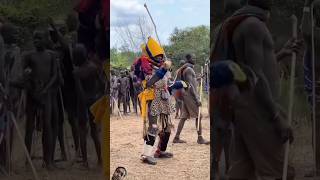 Exploring the Art of Donga Stick Fighting with the Mursi Tribe tribe mursi donga fighting [upl. by Larson]