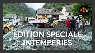 Edition spéciale intempéries catastrophiques en vallée dAspe [upl. by Soisanahta980]