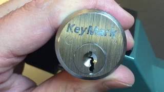 288 Medeco KeyMark Mortise Cylinder Picked and Gutted [upl. by Kila930]