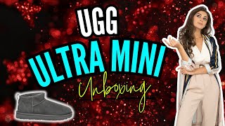 New Ugg Womens Classic Ultra Mini  Ugg Classic Boot Unboxing [upl. by Bertrando]