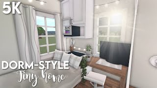 5k DormStyle Tiny Home  Bloxburg ROBLOX speedbuild [upl. by Niwde200]