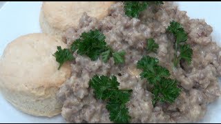 BISCUITS amp GRAVY  Nickos Kitchen [upl. by Hamfurd564]