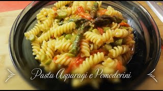 Pasta con Asparagi Pomodorini e Grana Primo piatto buonissimo veloce e facile ChefJasonznc [upl. by Allekim]