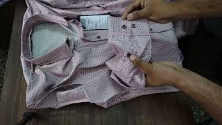 peter England men pink full sleeves shirt unboxing and review  Peter England is good or bad brand [upl. by Cannon]