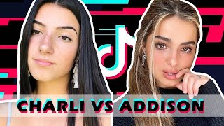 Charli DAmelio VS Addison Rae  TikTok Dance Compilation [upl. by Donielle]