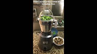 COMMERCIAL HEAVY DUTY MIXER GRINDER HANS DominarPro 1800 Watts Demo [upl. by Annahc211]