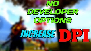 HOW TO INCREASE DPI WITHOUT DEVELOPER OPTION  REDMI NOTE 10 [upl. by Barkley760]