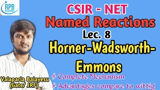 Horner  Wadsworth  Emmons  Modified wittig Reaction  cc bond formation  its advantages [upl. by Nesila]