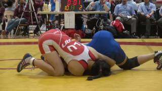 2015 ONT JR Prov Fw48kg Natassya Lu Guelph vs Farantina Gatta Brock [upl. by Hessney]