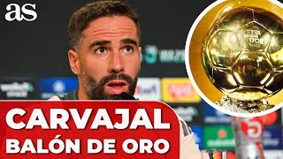 ¿BALÓN DE ORO CARVAJAL responde sobre si cree que lo merece o no  REAL MADRID [upl. by Swain151]