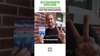 Common DIY Mistakes  Concrete Anchors [upl. by Anaibib]