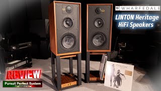 Wharfedale LINTON Heritage Cool Retro Modern Excellent Affordable HiFi Speakers REVIEW [upl. by Turrell991]