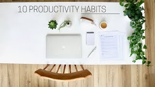 HEALTHY PRODUCTIVITY HABITS »  printable guide [upl. by Amalita]