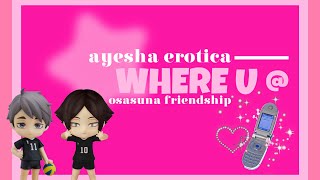 where u   osasuna friendship  haikyuu texts [upl. by Nomyad]