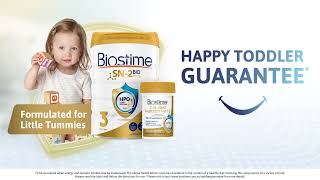 Biostime Supplements  Happy Toddler Guarantee [upl. by Lewse]