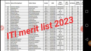 how to check ITI merit list 2023  ITI merit list 2023 ITI merit list in west bengal [upl. by Meryl]