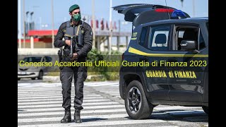 Concorso 69 Allievi Ufficiali Accademia Guardia di Finanza 2023 [upl. by Corella323]