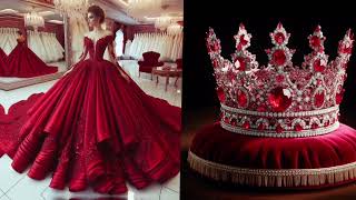 🌈 Choose your birthday month and see you beautiful dress 👗 matching crown gown crown choose [upl. by Eitac]