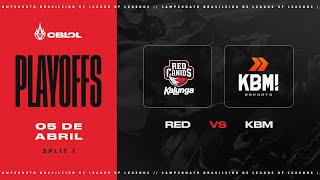 RED Kalunga x KaBuM Esports  CBLOL 2024 1ª Etapa  Playoffs [upl. by Enetsirk]