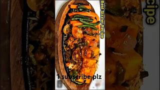 Veg Sizzler Recipe 👈❤️ how to making sizzler recipe viralvideo shorts Sizzlerrecipe trending [upl. by Marla]