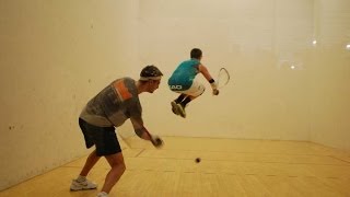 Game 1 Granberg vs Barth 2014 MN Racquetball State Finals [upl. by Ashjian182]