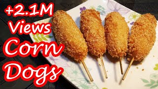 HOW TO MAKE CORN DOG  NO WAFFLE MAKER [upl. by Ahsienad529]