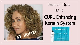 Keratin Complex KC Texture CURL Enhancing Keratin System  DIY at home [upl. by Gillan]