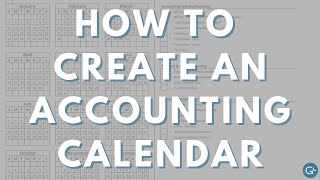 What is an Accounting Calendar [upl. by Inotna]