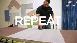 Avonite Surfaces® and STUDIO Collection® Fabrication Video  How to Obtain a Satin Finish [upl. by Arolf]