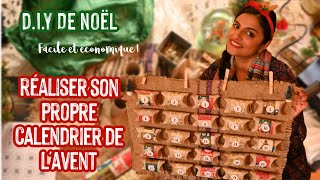 🎄✨ NOEL 2022  TUTO comment faire un calendrier de lavent  Facile et économique ✨🎄 [upl. by Annadiana113]