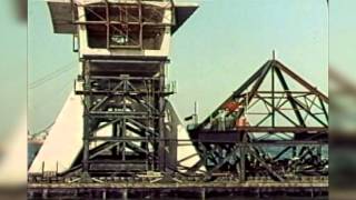 Bouwfilm ZeelandBrug Werk van een halve Eeuw geleden [upl. by Llednohs584]