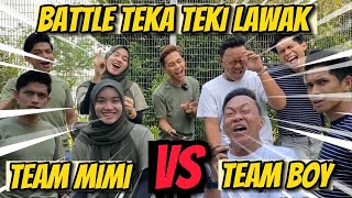 TEAM MIMI VS TEAM BOY  MIMI JAWAB PALING PANTAS  EDISI SENANG [upl. by Eerb904]