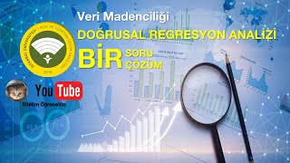 AUZEF Veri Madenciliği Dersi Doğrusal Regresyon Analizi Örnek Soru Çözümü [upl. by Naik]