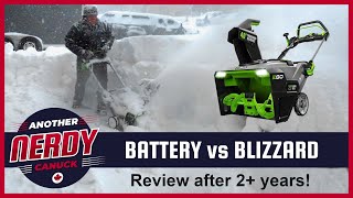 Ego Electric Snowblower Blizzard Challenge [upl. by Spitzer]