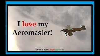 I love my AAMCO balsa Aeromaster TOO Biplane [upl. by Akilam]