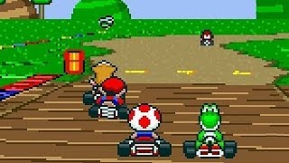 Super Mario Kart  SNES 150cc Grand Prix All Courses [upl. by Hesler]