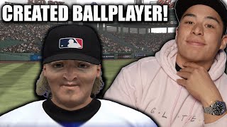 my NEW CREATED BALLPLAYER is the BEST IN THE WORLD MLB The Show 22 [upl. by Brocky]