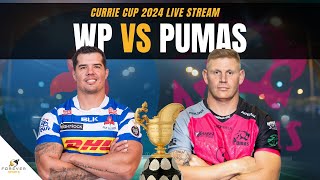 WESTERN PROVINCE VS PUMAS LIVE  Currie Cup 2024 Live Commentary amp Watchalong [upl. by Aime]