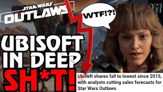 UBISOFT IN DANGER STOCK PLUMMETS At Star Wars Outlaws MULTIPLE FAILURES amp Bad News For AC SHADOWS [upl. by Kwan782]