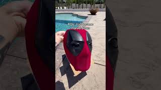 THE MOST REALISTIC DEADPOOL MASK [upl. by Kotz]