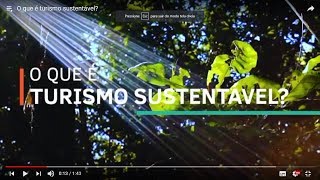 O que é turismo sustentável [upl. by Balthazar]